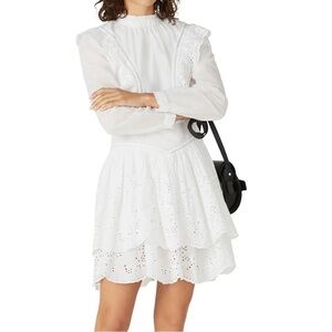 AllSaints Lace Embroidered Dress